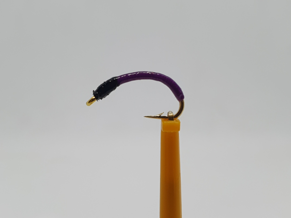 Violette Nymphe mit Schwarzem Kopf